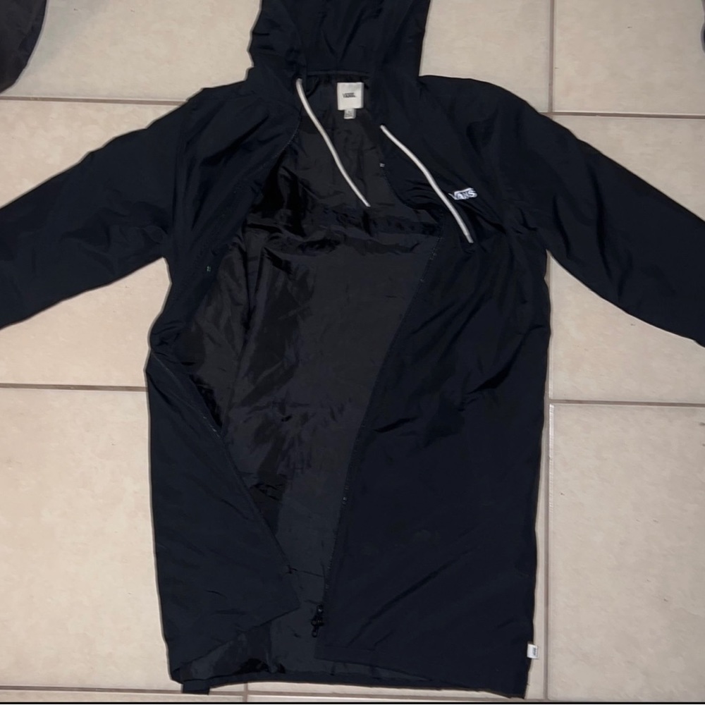 Long black vans coat